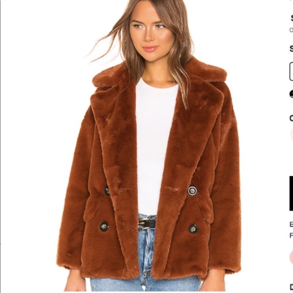 Free People Jackets & Blazers - Free People Kate Faux Fur Fuzzy Teddy Coat
